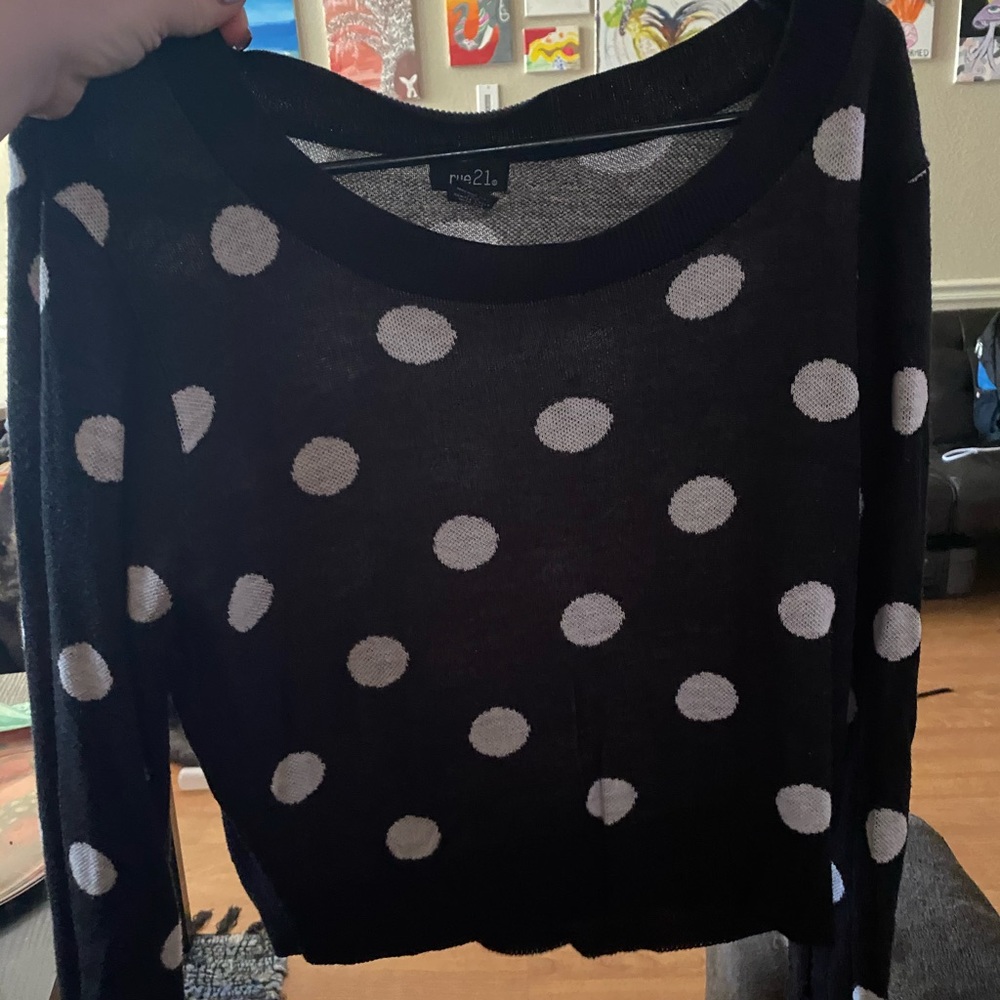 Crop top sweater